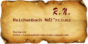 Reichenbach Nárciusz névjegykártya